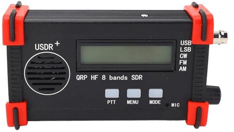 8 Band Kurzwellen Transceiver Tragbarer QRP SDR Funkgerät SSB CW für Outdoor Amateurfunk 100-240 V (EU-Stecker)