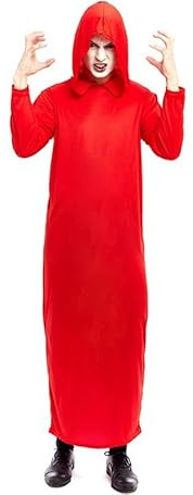 Partilandia Disfraz de Túnica Roja para hombre Talla L hombre