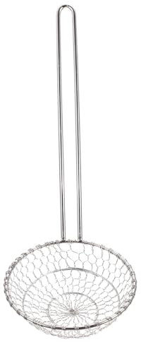 Cabilock Espumadera De Cocina Colador De Cuchara Para Freír Mediana Acero Inoxidable Resistente Uso Doméstico y Profesional Cocción y Fritura