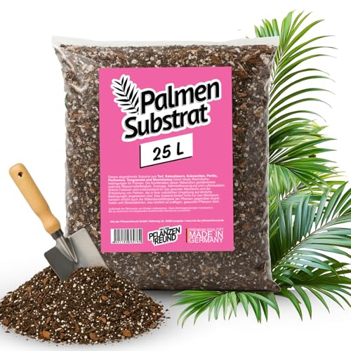 Nils der Pflanzenfreund® Substrat pour Palmiers 25 L | Terre Premium Riche en nutriments | pour Plantes Vertes | Fleurs et Plantes d’intérieur | Structure aérée et Drainage Optimal
