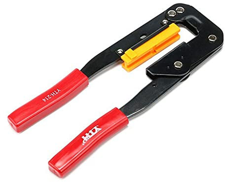 IDC Crimpzange für Flachbandkabel für Flachbandkabel IDC-Anschlüsse Ratschentyp Terminal Crimpzange