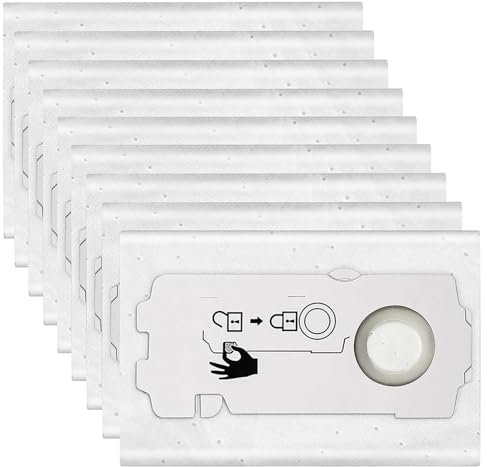 Set 9 Pratiche Sacchetti Polvere Facile Installazione Sacca Per Aspirapolvere Sacca Per Raccolta Della Polvere Non Wovens Per Malati Allergia