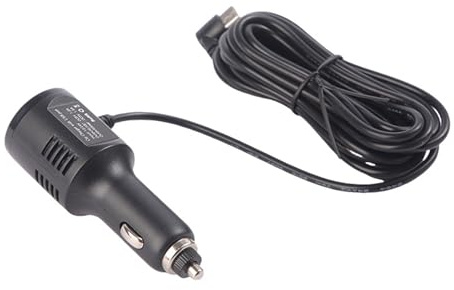 Adattatore di ricarica per auto con porta USB con cavo di tipo C angolato da 3,4 metri per Dashcam Smartphone TabletS 12 V 24 V Protezioni di ingresso caricatore del veicolo per DashCam