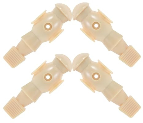 DECHOUS 4 Piezas Figuras para Futbolín Mesa Accesorios de Juguetes Fútbol Figuras de Acción Reemplazo para Máquina de Fútbol de Resina Duradera Compatibles con Varillas Estándar Diseño
