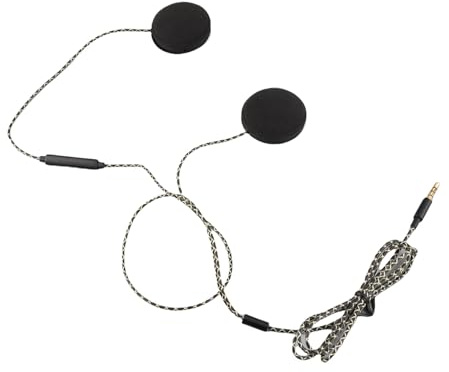 TARSHYRY Motorcykelhjälmheadset, Hjälmhögtalare, High Fidelity-högtalare med Händer Som Ringer, Plug and Play-design för IOS MP3-dator 3,5 Mm Ljudutrustning
