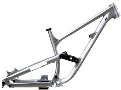 Générique Cadre VTT Tout Suspendu Enduro en Aluminium, Softail 29/27,5 ER DH, Boost 2x148 mm, débattement arrière 170, 4 biellettes, DPD(Silver,K)