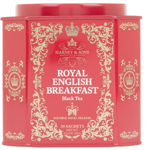 Harney & Sons Harney And Sons Royal English Breakfast, Black 30 Sachets Per Tin