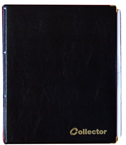 Collector Banknotes Album Folder Book Notes Banknote with 15 Pages and 15 Dividers - Very Big Capacity - BLACK