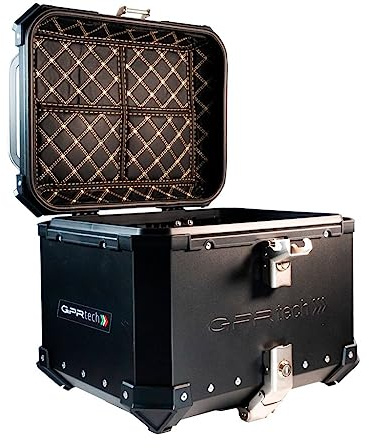 Top Case GPR TECH V-Strom Dl 650 2017/20 e4 TOP CASE ALPI-TECH 35 LT. BLACK Top case in aluminum, black silver color with specific plate included Capacity 35 LT.
