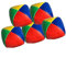 SovZovy 3 Palline da Giocoliere，Rivestimento Impermeabile，Riempiento di Paline da Giocoleria für Anfänger, lebendige Farben zur Verbesserung der motorischen Fähigkeiten (5 Stück)