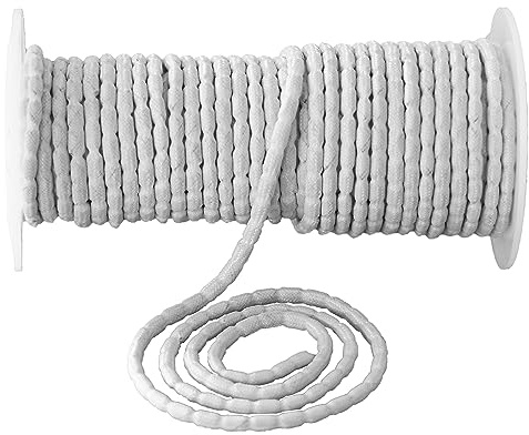 dekondo Cordon en plomb lesté pour rideaux et rideaux - Différents poids : 35 g, 50 g, 70 g, 85 g, 100 g, 150 g par mètre, différentes longueurs (150 g/m, 3)