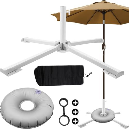 Support De Parasol De Plage | Support de Parasol Solaire Pliant,Fixation Anti-Vent pour Brise-Soleil Piscine Camping Balcon Terrasse Jardin Pêche Extérieur