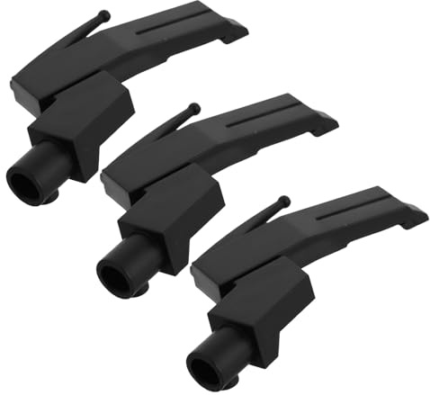 HAMPPLIES Soporte para Cartuchos Fonográficos Negro, Organizador de 3 Piezas para Agujas de Fonógrafo, Accesorio para Tocadiscos en Audio en Casa y Salas de Música