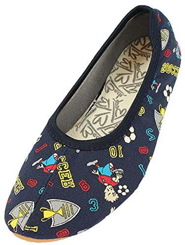 Beck Jungen Voetbal Gymnastikschuhe, Blau, 23 EU