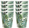 Talking Tables, FST5-CUP-PALM, Tropical Fiesta Palm Paper Disposable Cups 8Pk 250Ml, Ideal for Barbeque and Picnic