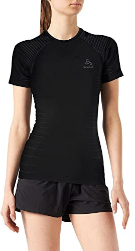 Odlo Damen Funktionsunterwäsche Kurzarm Shirt PERFORMANCE LIGHT, black, M