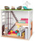Lori Puppe und Puppenhaus Set – Mini Puppe 15 cm mit Loft, Puppenzubehör, Möbel, Puppenkleidung, Bett, Küche, Terrasse – Spielzeug für Kinder ab 3 Jahre