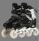 Herren Damen verstellbare Inliner Inlineskates,Unisex Fitness Skates für Erwachsene Rädern Rollschuhe für Jungen Mädchen Anfänger,Beleuchtende Rollschuhe für Jungen und Mädchen(M-Code-schwarz)