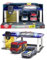 Dickie Toys - Rescue Auto-Station für Kinder ab 3 Jahre (31x22 cm) mit 2 Spielzeug-Autos (Polizeiauto & Feuerwehrauto), Feuerwehr- & Polizeistation mit Licht & Sound, inkl. Batterien