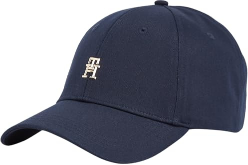 Tommy Hilfiger Damen Cap Elevated Chic aus Baumwolle, Blau (Space Blue), Einheitsgröße