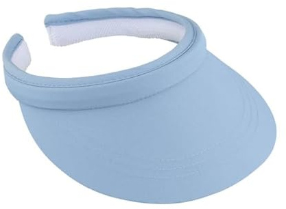 Fiebig Visière | Pare-soleil visage | Visière taille unique | Couleurs variées 100% coton | Casquette été bande éponge | Protection solaire