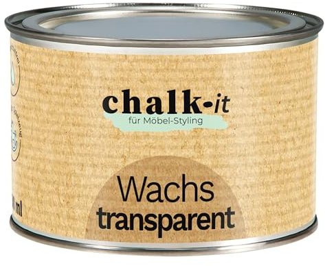 chalk-it möbelvax 400 ml transparent möbelskydd trävax vård vax