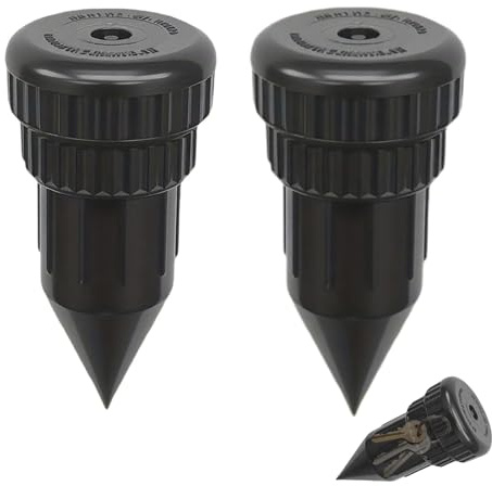 Schlüsselversteck für Draußen, 2 Stück Stein Schlüsselversteck, Unauffälliges Geldversteck und Geheimversteck für Reise, Schlüssel Versteck Draußen