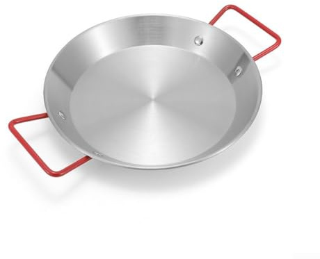 Sartén de camping de acero inoxidable, wok de doble mango para cocinar al aire libre, sartén portátil para senderismo en fogatas, para utensilios de cocina de acero (22 cm)