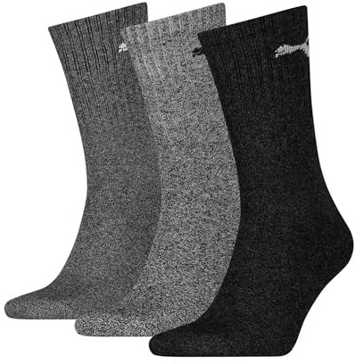 PUMA Mixte Crew Chaussettes, Anthracite, 46 EU
