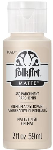 FolkArt Acrylic Paint in Assorted Colors (2 oz), 450, Parchment