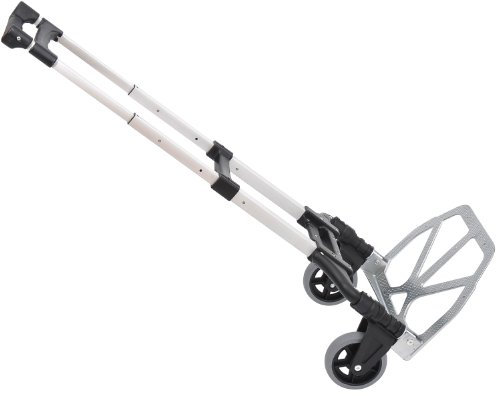 HOMCOM Carro Plataforma de Transporte Carretilla Plegable Carretilla de Mano hasta 70 kg