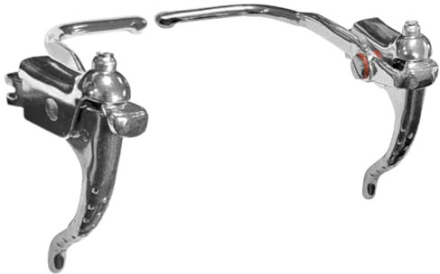 cyclingcolors 2X BREMSHEBEL BREMSEGRIFFE Vintage Fahrrad Classic Retro 22.2 Oldtimer RENNRAD