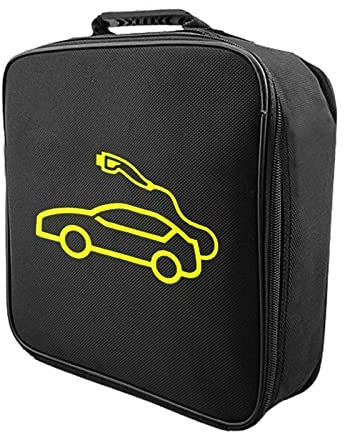 New Energy Vehicle Charging Cable Storage Bag, EV Cable Storage Bags Waterproof and Flame Retardant, Jumper Cable Bag - Tools Cable Bag Square and Round