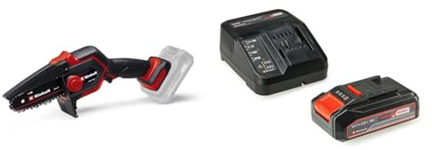 Einhell Akku-Astkettensäge GE-PS 18/15 Li BL Power X-Change (18 V, Brushless, 12,5 cm Schnittlänge, werkzeugloser Schwert- und Kettenwechsel, inkl. 2,5 Ah Akku und Ladegerät)