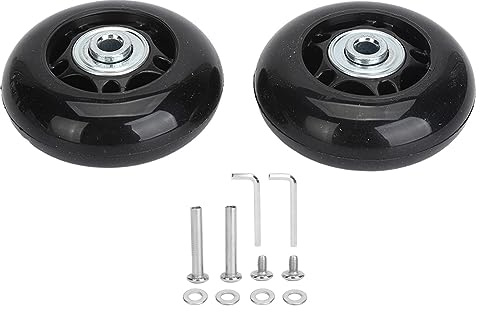 Ersättningshjul Bagage Resväska, 12 Stycken Svänghjul Gummihjul Hållbar Mute Reparationssats 56, 64, 68, 70 mm, Universell Hjuldesign