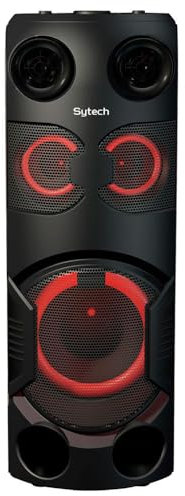 Sytech Altavoz Potente, SYXTR44BT, Altavoz portatil Roar Master 240W, Negro