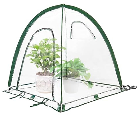 Växthus, växthus, övervintringstält 92 x 92 x 100 cm, växthus, små, tomatväxthus, vinterskydd, växthus, blomkruka, växthus, vinterskydd för växter