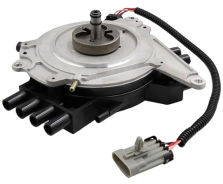 MOIDHSAG Répartiteur d'allumage avec capuchons et faisceau de câbles de rotor pour 01104032 1104032 19212300 1103916 DST1833 GM05 84-1833 30-1833