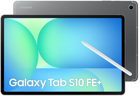 Samsung Galaxy Tab S10 FE+ 5G 256GB, Tablet Android + S Pen, Galaxy AI, 8GB RAM, Pantalla de 13,1, Batería de Larga Duración, Gris, Garantía del Fabricante 3 Años + 1 Año Extra