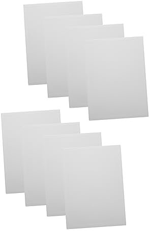 Housoutil 8 Stück Zeichenbrett Auf Planke Für Malerei Mehrzweck-künstlertafel Kunstmalbrett Ölgemäldetafel Zeichentafel Des Künstlers Ölfarbe Sketchpad Ölfarbentafel Weiß Segeltuch