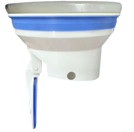 Tapa antiolor de válvula de retención de cierre automático de brida de inodoro compatible con salidas de aguas residuales de 90-110 mm para baño