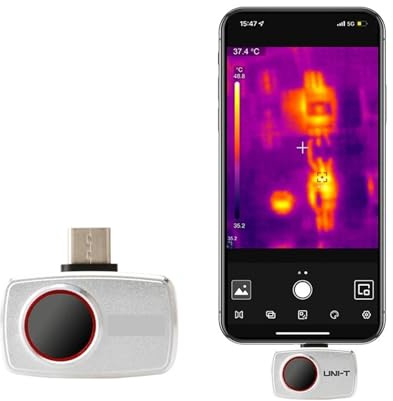 YVAAASIYC Thermal Camera For Mobile Phone UTI256M 256x192 Pixel Infrared Thermal Imager Type-C