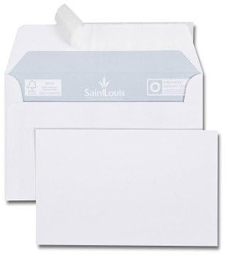 GPV - 6655 - 313324 - Paquet de 20 cartes de visite - 82 x 128 mm + 20 enveloppes autoadhésive - Format 90 x 140 mm