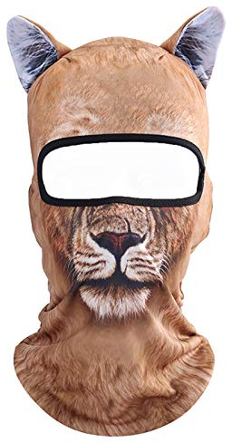 Cat Balaclava,Dog Balaclava,Halloween Hat,Cute Full Face Hood Mask Animal Ski Mask for Hiking Riding Sports Outdoor ((BB-G-04))