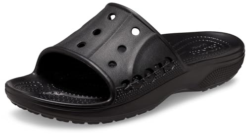 Crocs Unisex Adult Baya II Slides, Black, 5 Men/7 Women