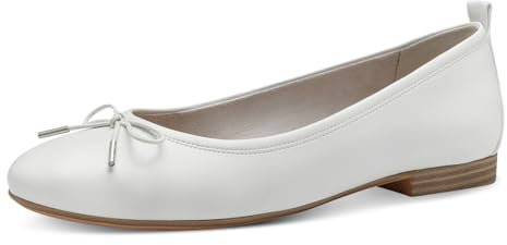 Tamaris Ballerina Damen Elegant weiß,EU 40