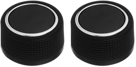 DINSOAVR Manopola di controllo dei volumi posteriori e radio, facile da installare, pulsante di controllo del calore, installazione semplice per auto