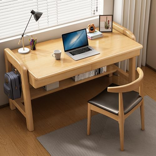 Barn De med Sto Ders & Boohelf – modern 79 cm träskrivning studie De hemmakontor Wortat för barn naturlig h platsbesparande design