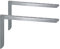 Element System Heavy Load Shelf Brackets, galvanised (Set of 2), 250 x 400 mm, Made in Germany
