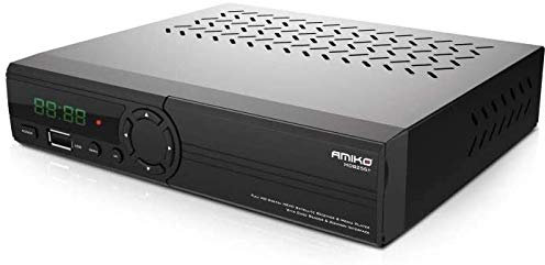 Amiko Receptor satélite HD 8255+ Full HD Digital HEVC S2 USB Ethernet